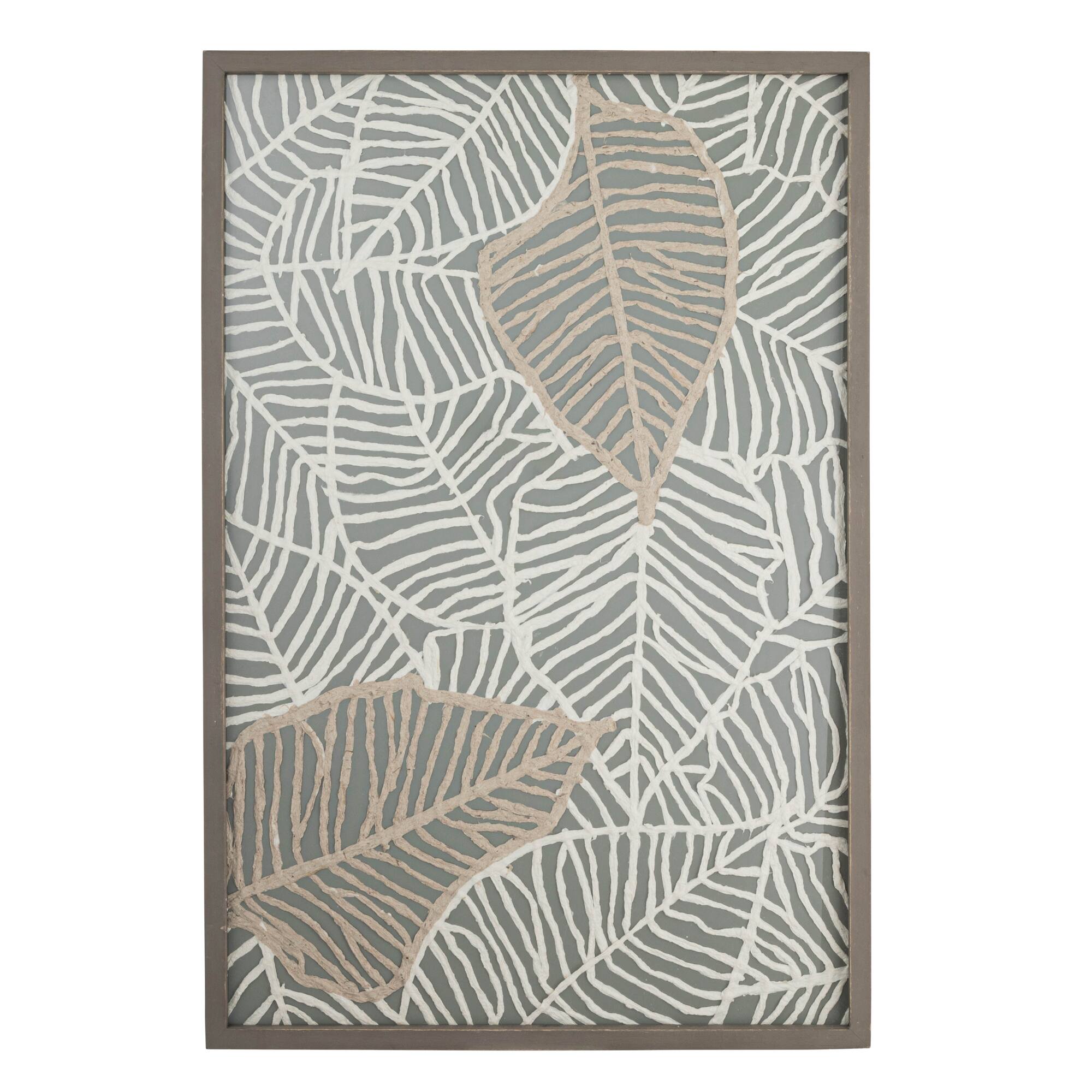 Hello Honey® Multicolor Botanical Wall Art with Glass Cover